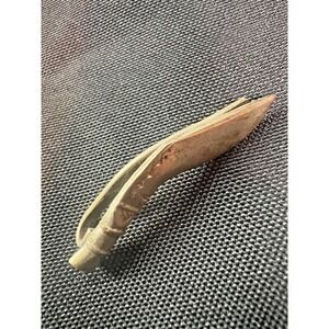 Vintage‎ RNAC Silver Knife Tie Bar Clip Mid Century Mens Accessory Sword Blade